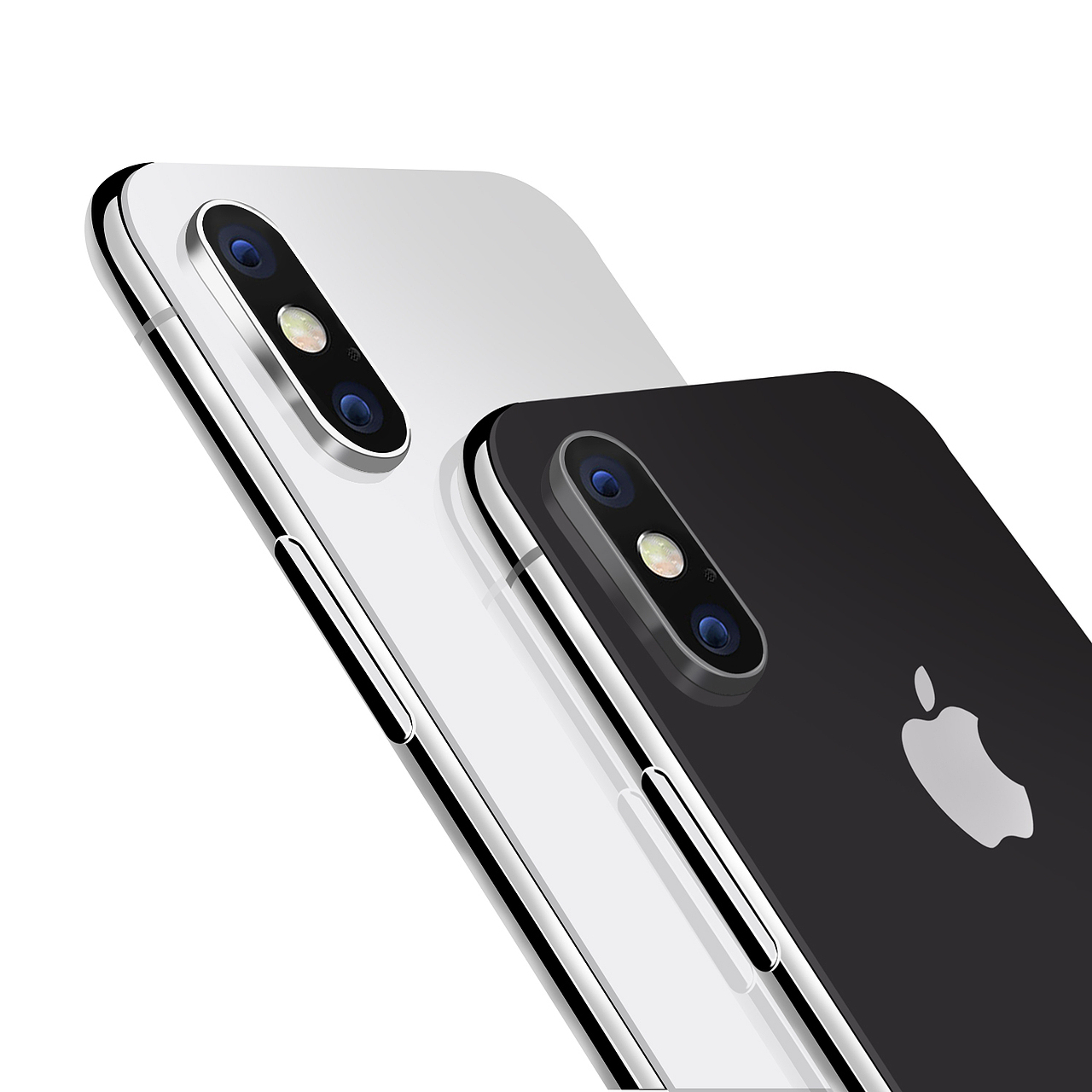 iPhoneX苹果手机产品精修修图水凝膜钢化膜背面侧面