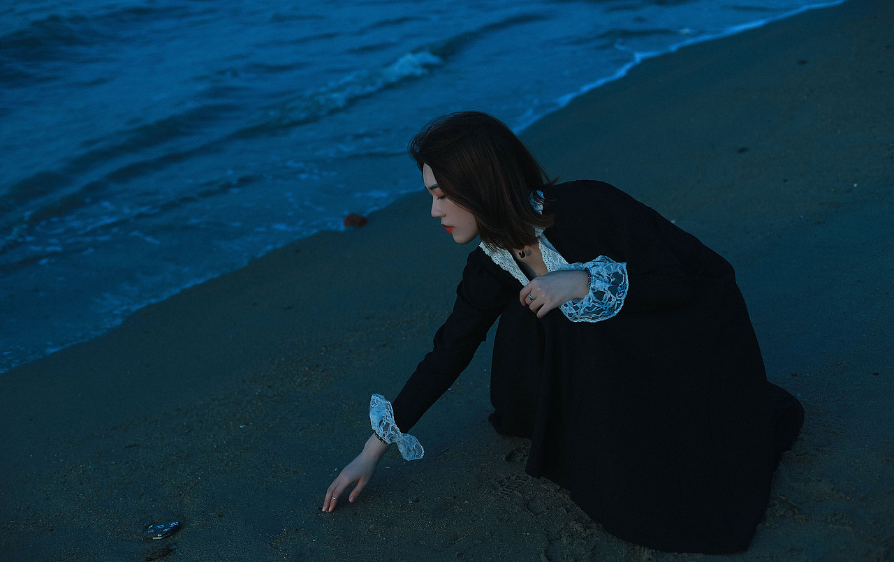 等夏天到了 我就越过这片海 去见你（图ZMjc3NTc1MzU2） - 人像摄影 - 站酷设计师银儿漂漂原创素材 - 站酷ZCOOL