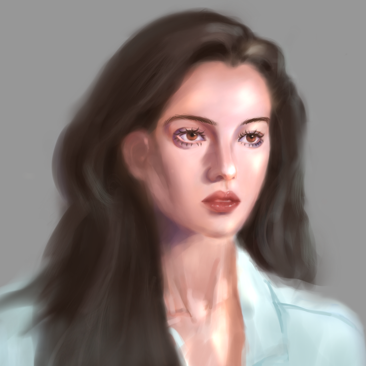 procreate厚涂莫妮卡贝鲁奇（图ZMzIzMzczNTc2） - 创作习作 - 站酷设计师奥妙小宇宙原创素材 - 站酷ZCOOL