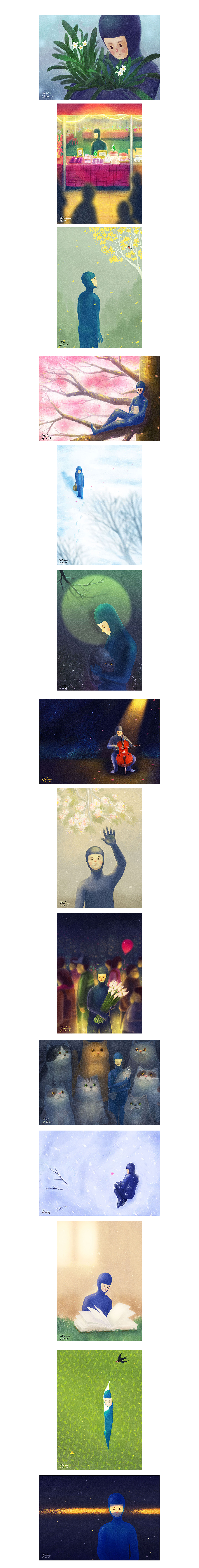 2018作品选集（图ZMTQzNzg3NjY0） - 艺术插画 - 站酷设计师十一指原创素材 - 站酷ZCOOL