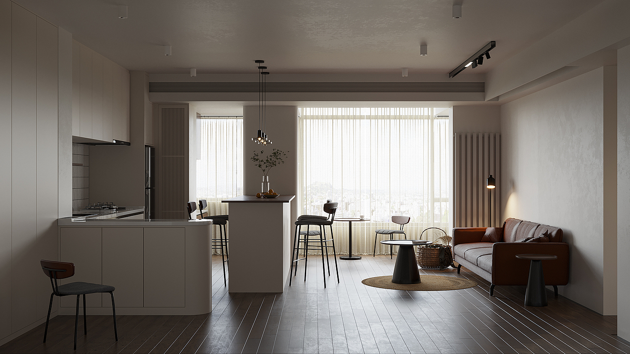 中島住宅（圖ZMjg3NjI3NTky） - 家裝設計 - 站酷設計師CYBVISION原創(chuàng)素材 - 站酷ZCOOL