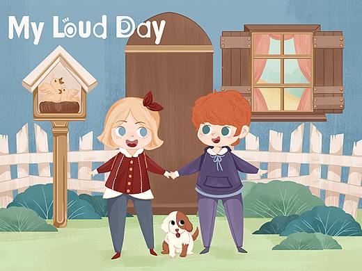 儿插-绘本-MY LOUD DAY（儿童英语）
