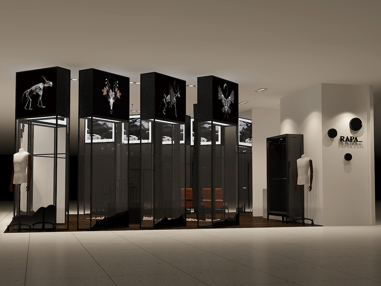 暗黑风丨动物骨骼的拼接（图ZNDIwNjY2MTY=） - 海报 - 站酷设计师Joyji原创素材 - 站酷ZCOOL