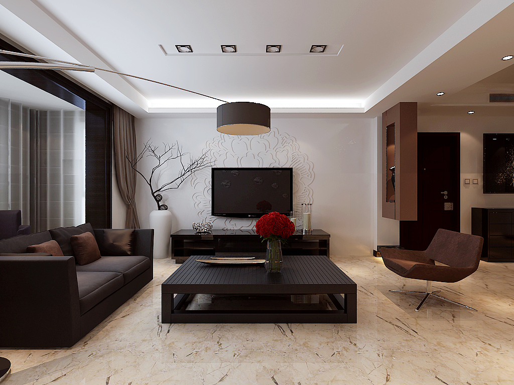 【中山华府】-147㎡三室两厅-极简主义