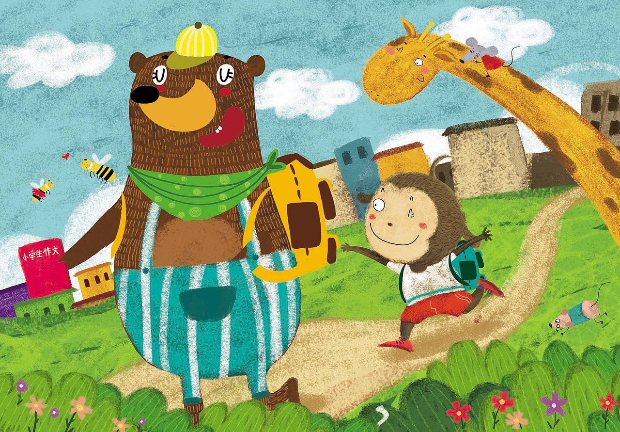 分享收藏姜饼人儿童插画绘本标签绘本封面儿童绘本插画原创作品信息