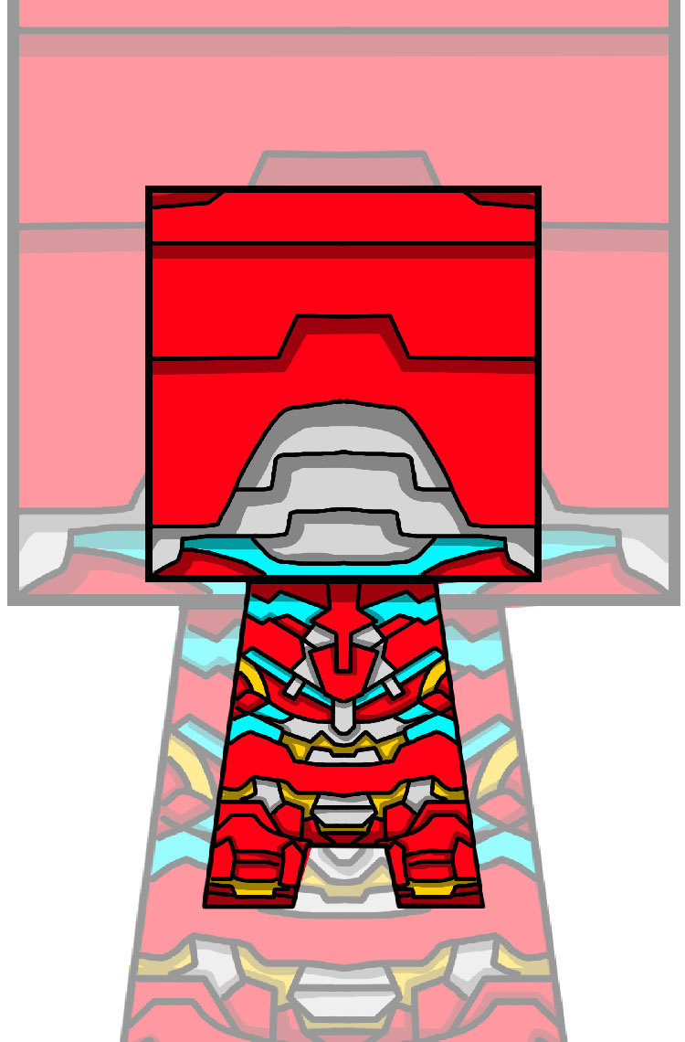 复仇者联盟钢铁侠托尼自制q版纸模摆件