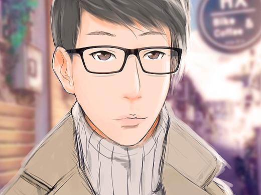 頭像板繪（個人主頁-ZMjc1MDAyNTY=） - 創(chuàng)作習作 - 站酷設計師蹇波_Bowen原創(chuàng)素材 - 站酷ZCOOL