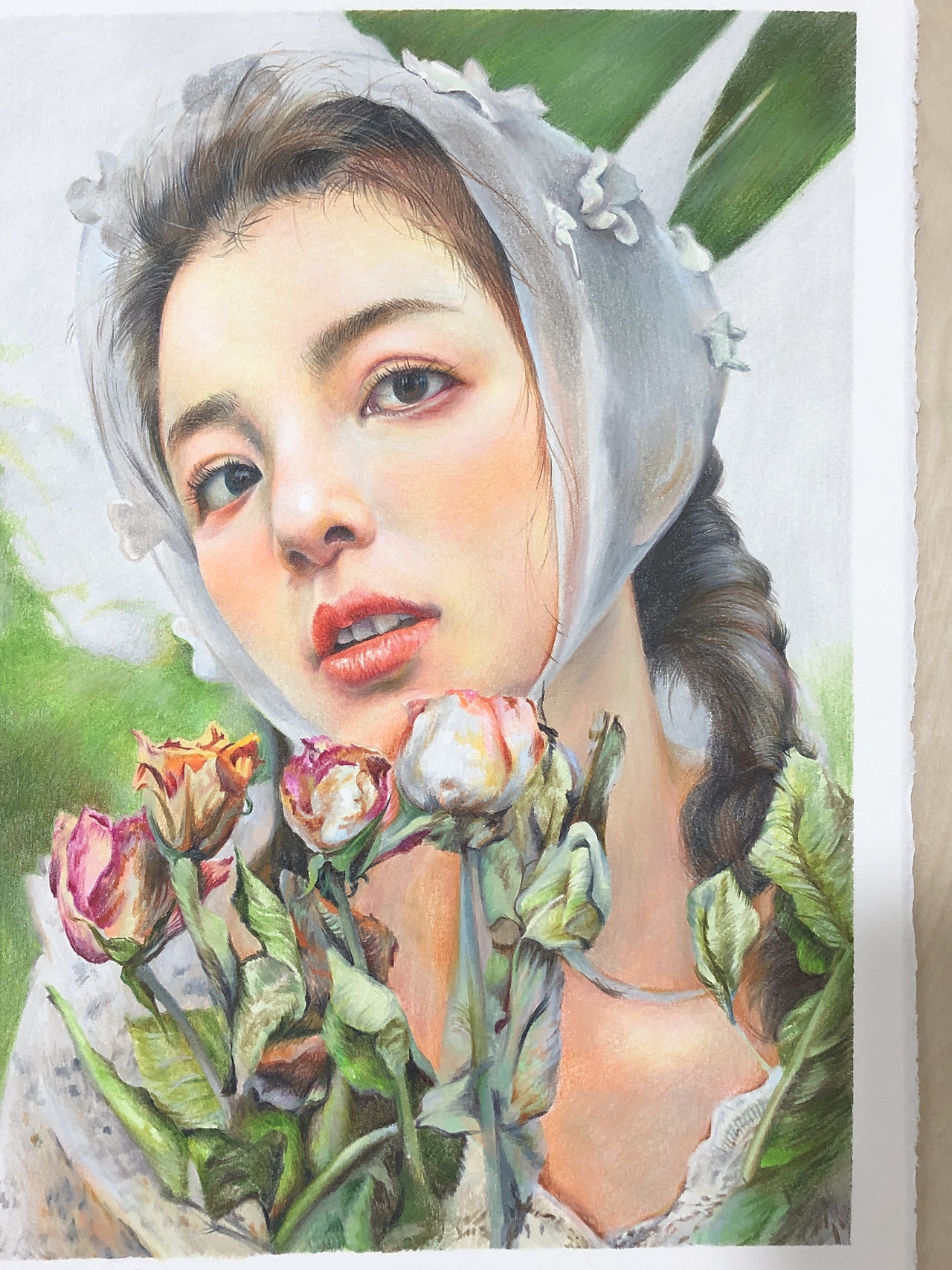 枯花少女（图ZMjU0MDQzOTky） - 绘画 - 站酷设计师潇核原创素材 - 站酷ZCOOL