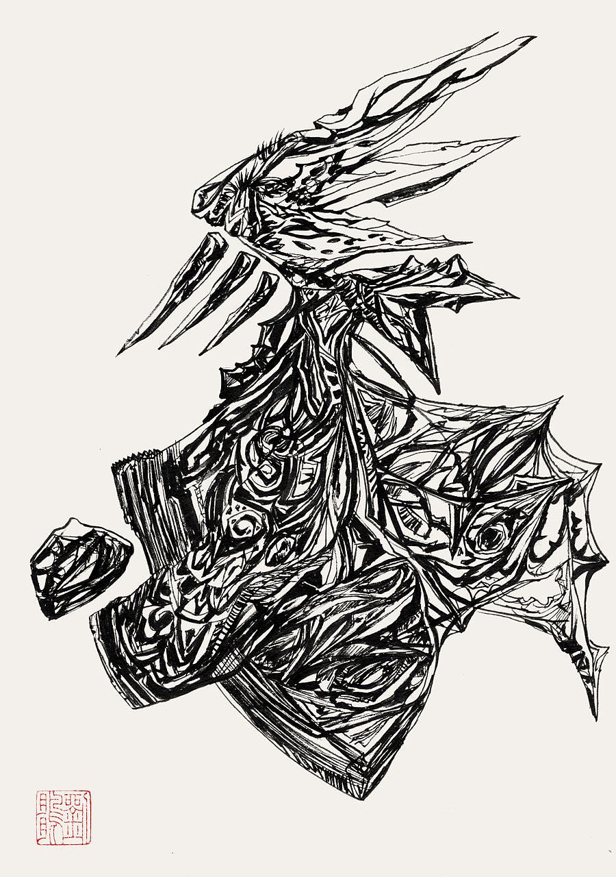 暗龙|插画|创作习作|赛斯1976 - 原创作品 - 站酷 (zcool)