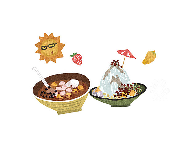深圳世纪汇手绘美食地图