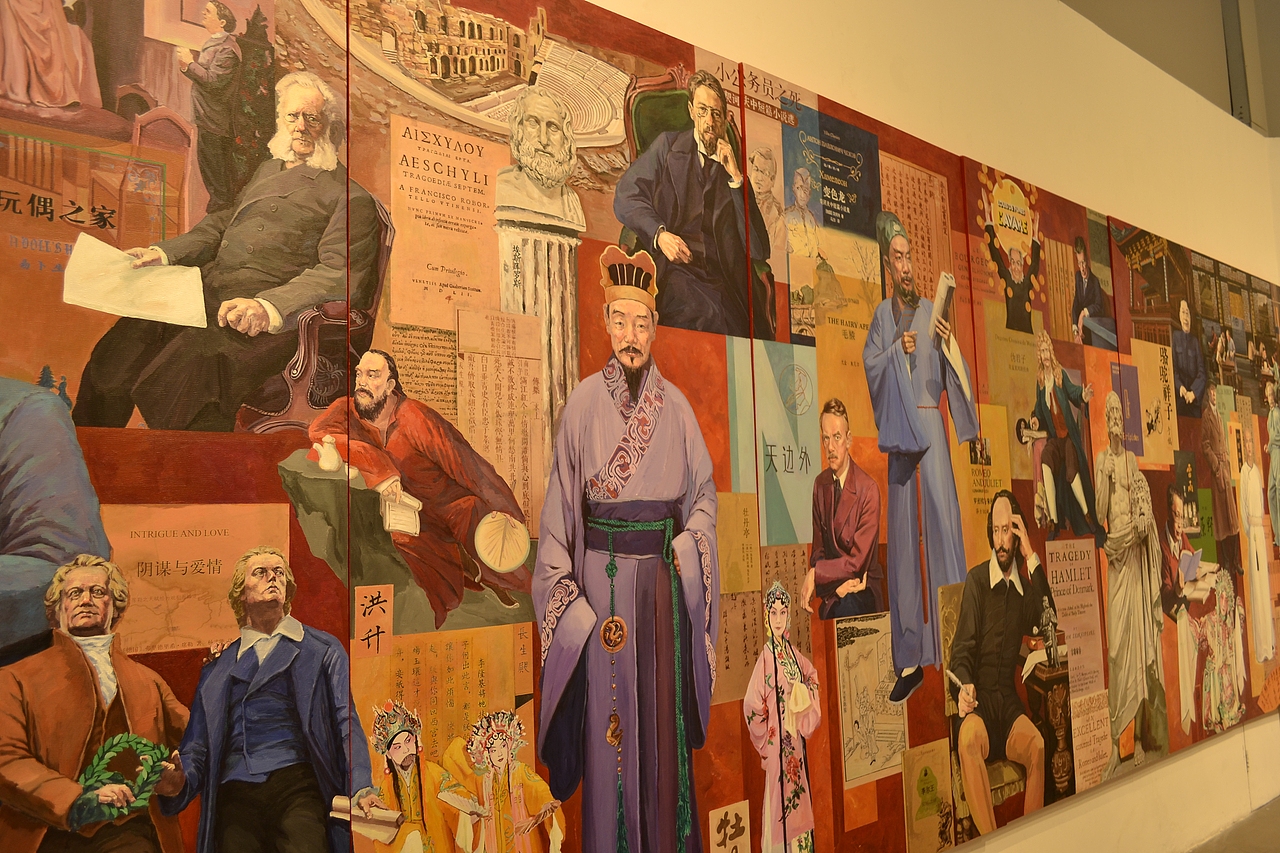 观看南京艺术学院毕业展一行随拍纪录