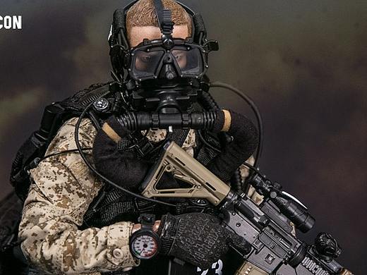 USMC陆战队-武力侦察战斗潜水员-沙漠迷彩版