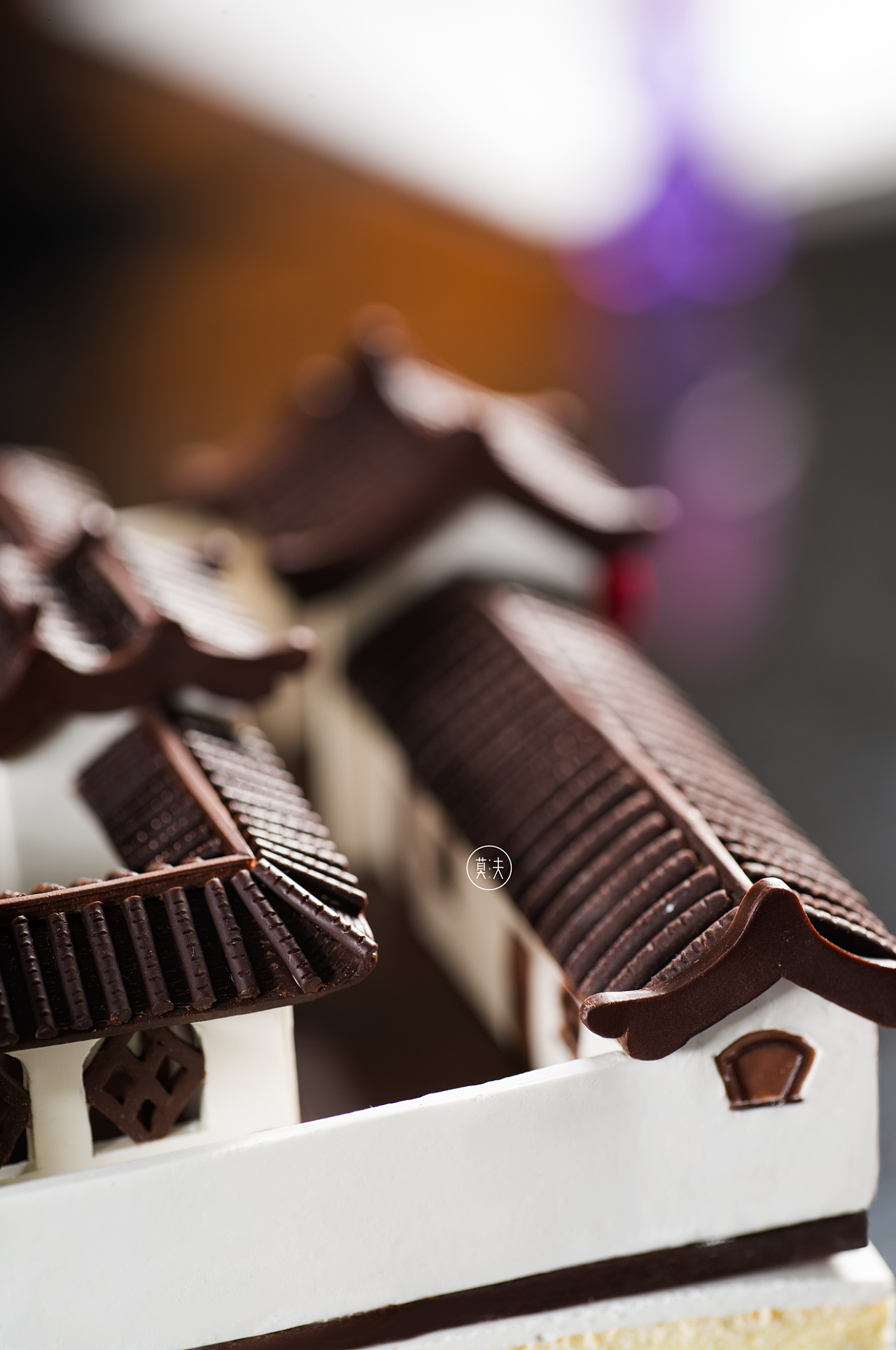 巧克力蛋糕装饰,简单制作巧克力装饰,巧克力镜面蛋糕_大山谷图库