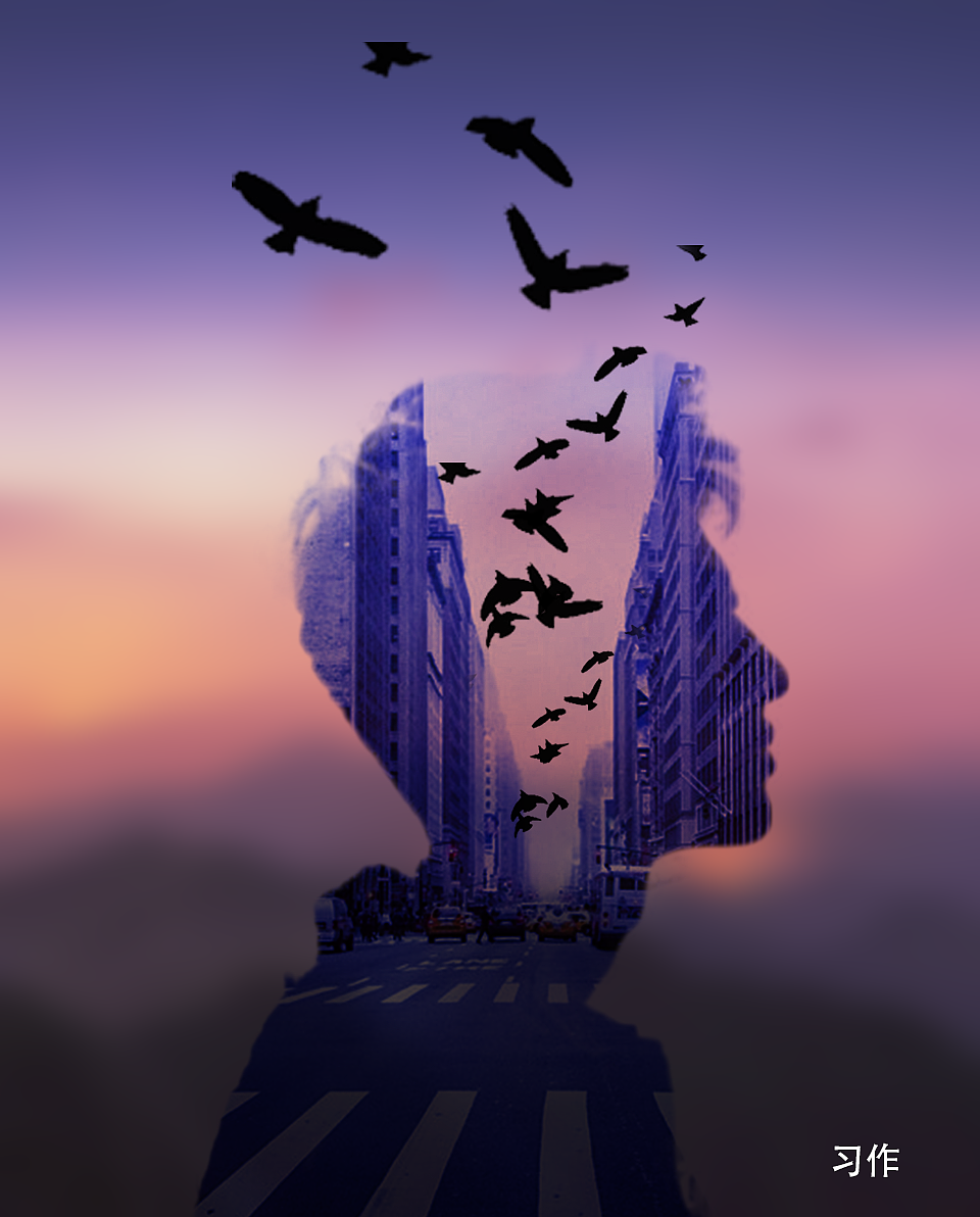 ps人像合成|平面|海报|早图设计_临摹作品-站酷zcool