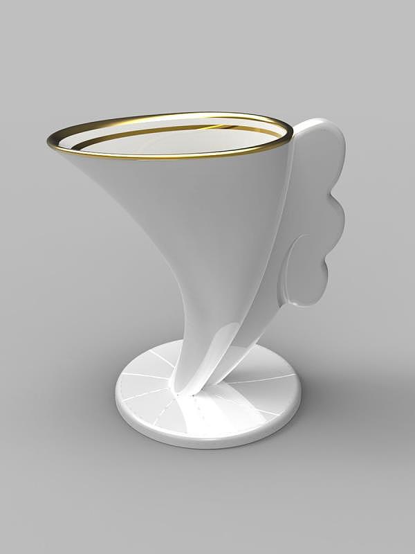 原创玻璃白酒杯工业设计陶瓷酒杯产品设计