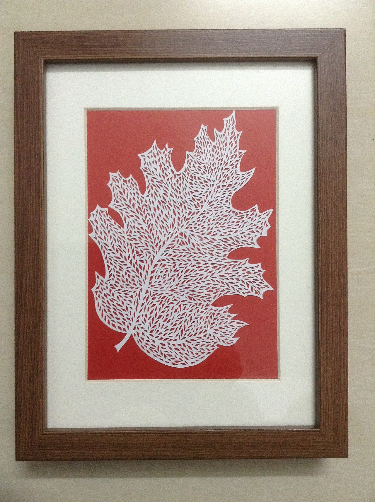纸艺作品 -枫叶