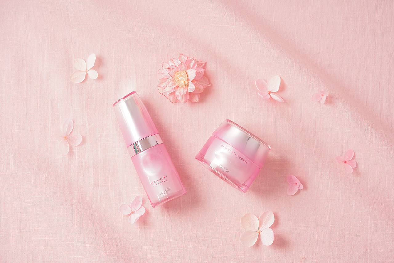 丸美日本花系列产品创意拍摄