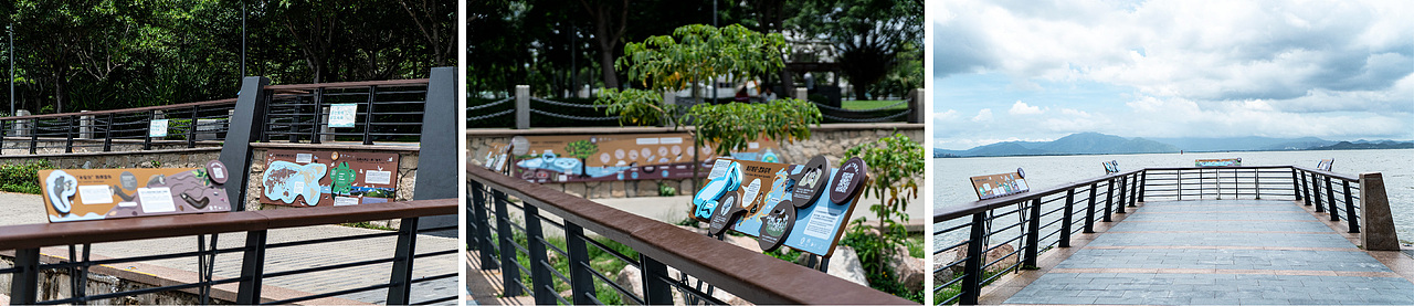 深圳湾公园湿地主题解说牌