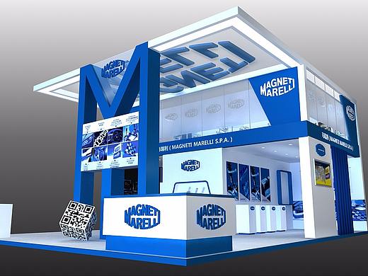 马瑞利特装展台设计&1:50模型