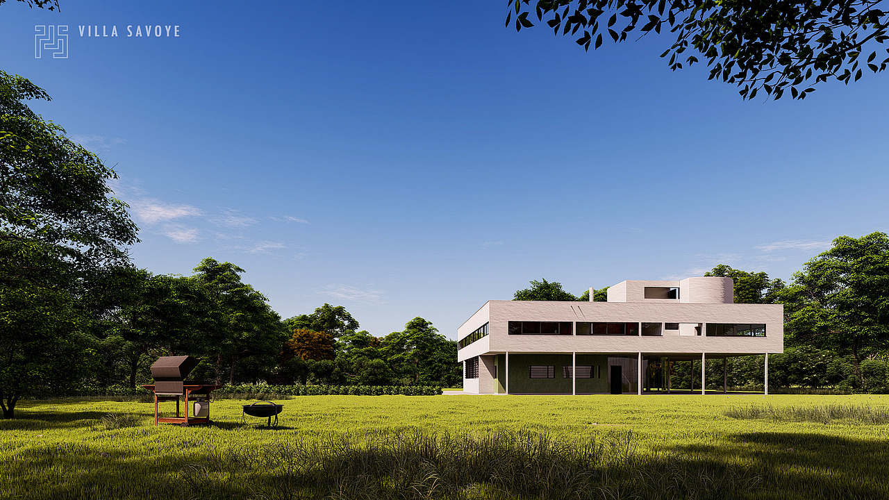 【lumion 8】萨伏伊别墅 villa savoye