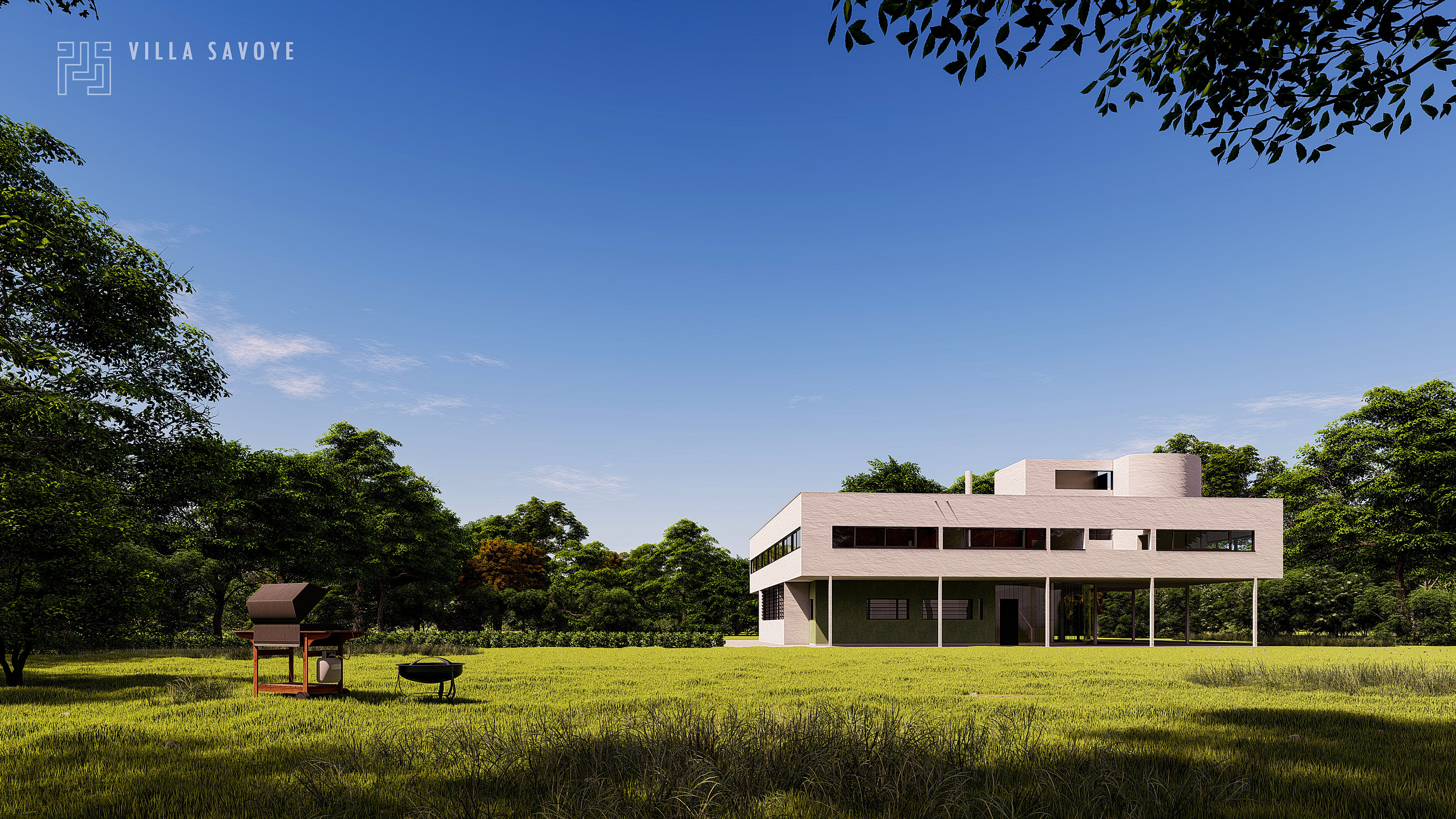 【lumion 8】萨伏伊别墅 villa savoye