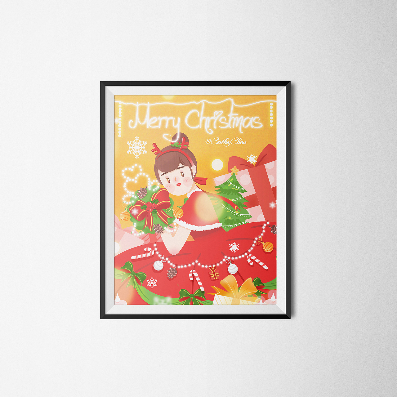 圣诞快乐（图ZMTM4NzY0MjQ0） - 创作习作 - 站酷设计师CathyChen萌萌哒原创素材 - 站酷ZCOOL