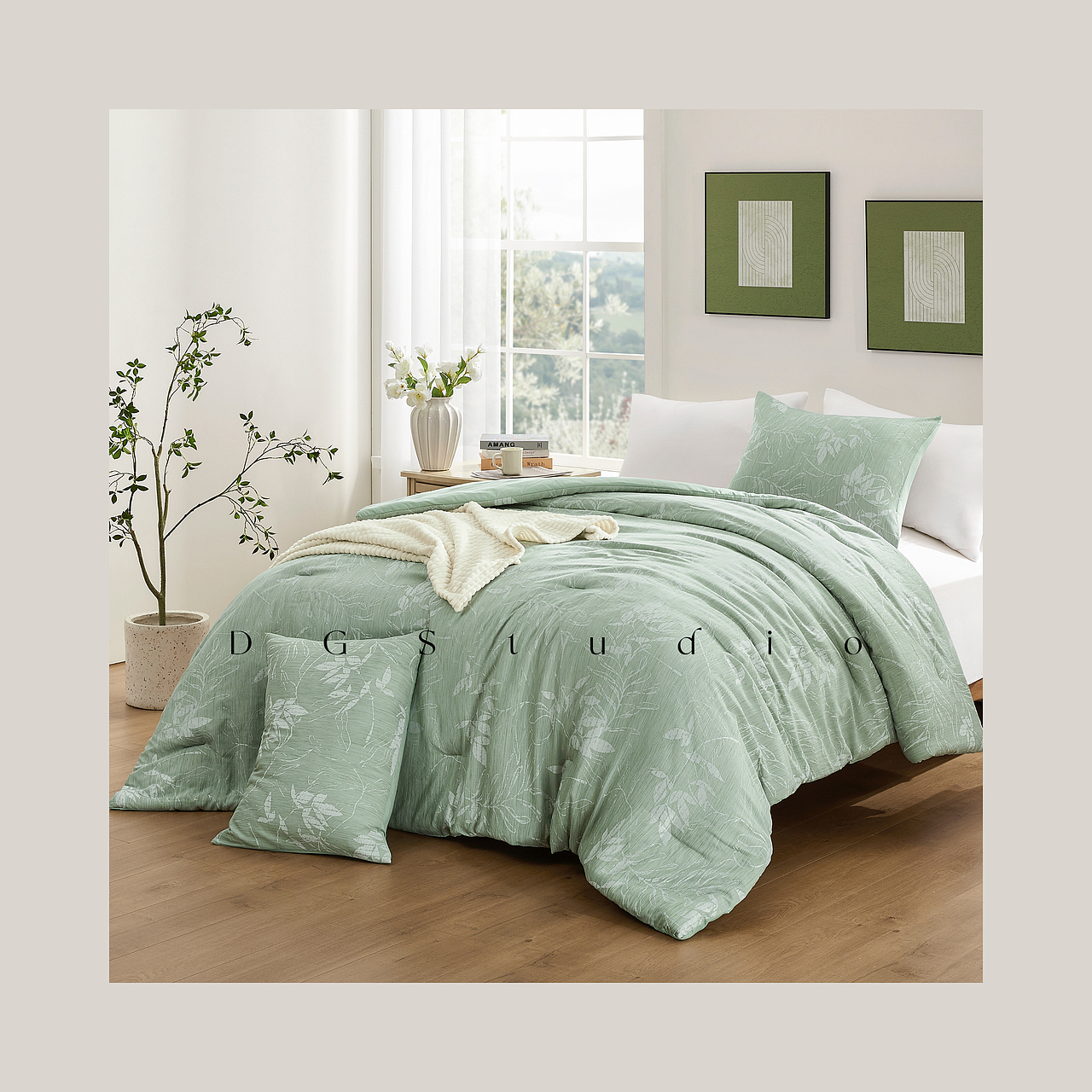 亚马逊独立站床品美式风格