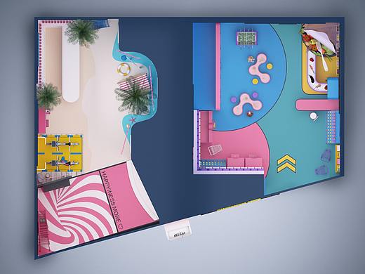 店铺内快闪店布置