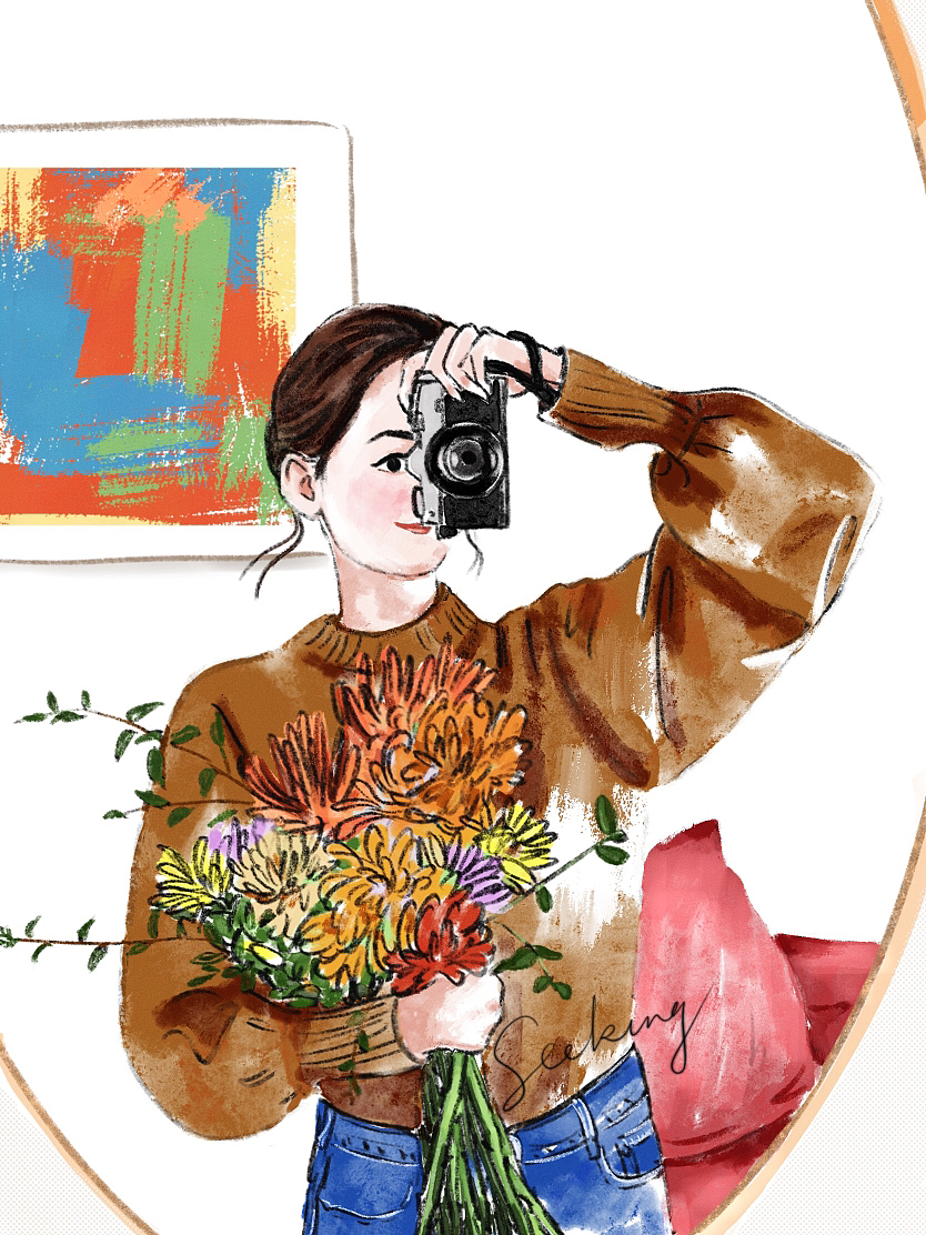 穿搭插画|女孩子们