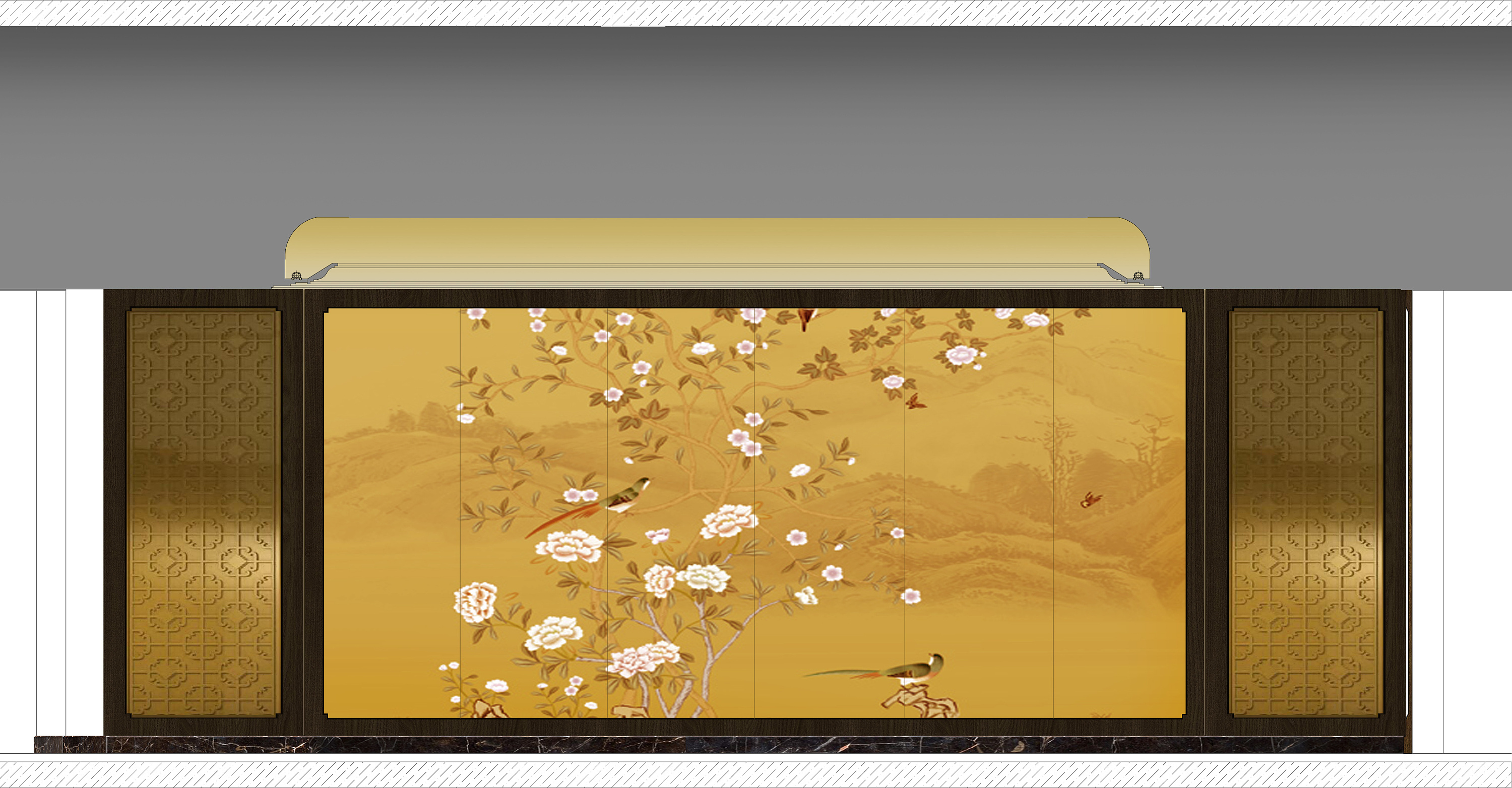 上海瑞吉酒店中餐厅彩色立面