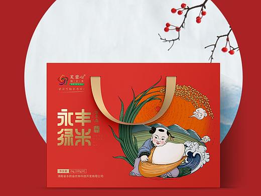 大米礼盒包装设计