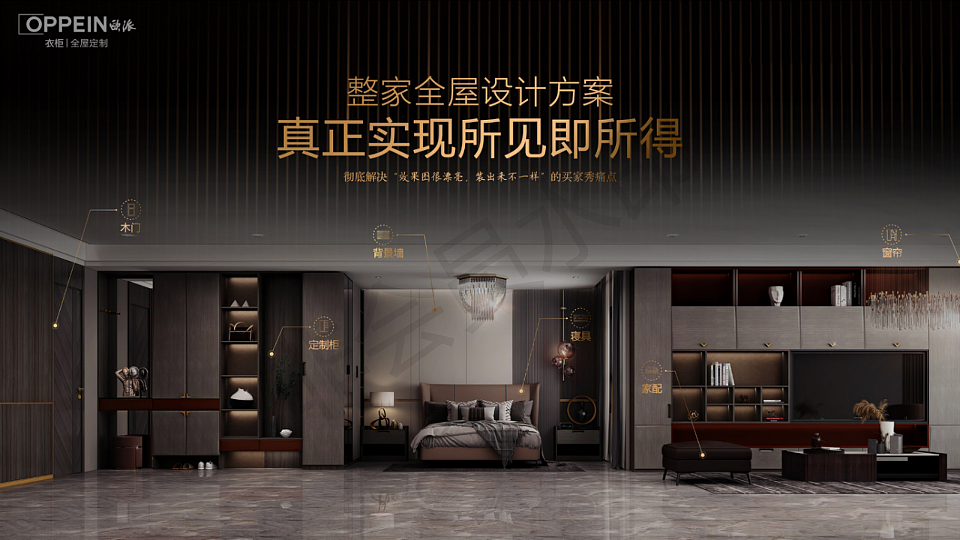 海景湾166户型轻奢（图ZMjk0NTgyNTMy） - 家装设计 - 站酷设计师躲避惯原创素材 - 站酷ZCOOL