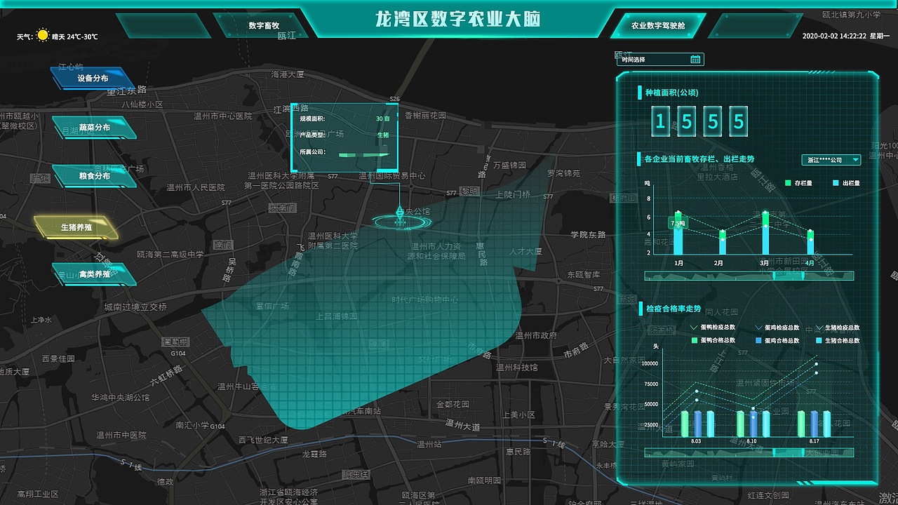 智慧农业数据展示界面与B端后台界面（图ZMjY4MzgxMTY4） - APP界面 - 站酷设计师best1996原创素材 - 站酷ZCOOL