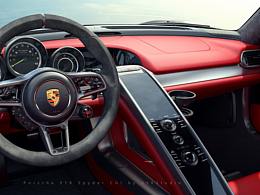 Porsche 918 Spyder CGI