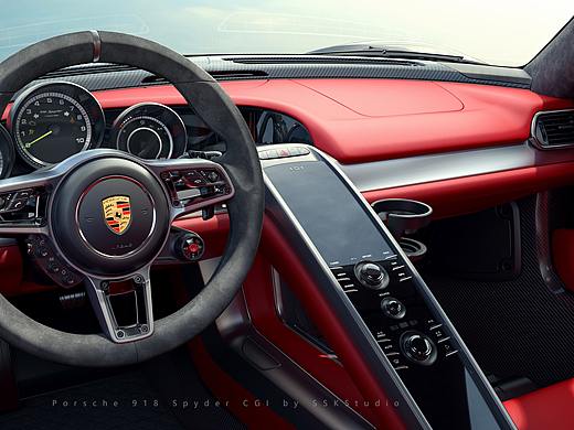 Porsche 918 Spyder CGI