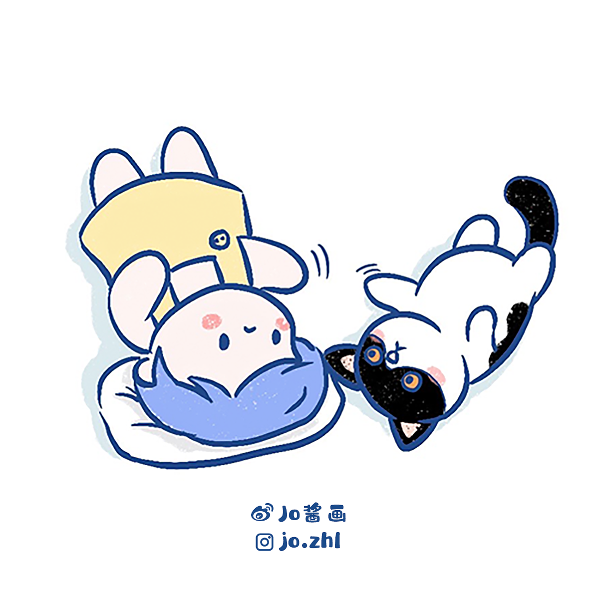 《Jo與巧克力》——打個招呼吧（圖ZMjE0MzA3NTY0） - 短篇/格漫 - 站酷設(shè)計師Jo醬原創(chuàng)素材 - 站酷ZCOOL