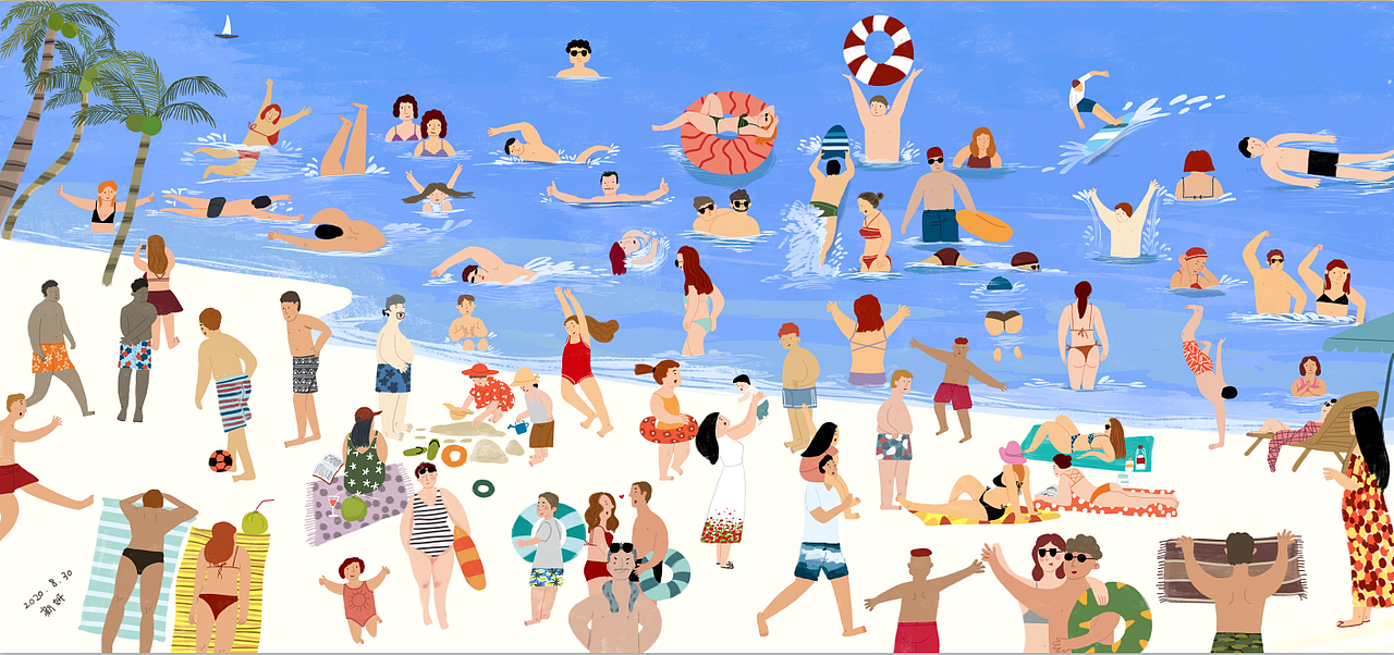 百人图···抓住夏天的小尾巴