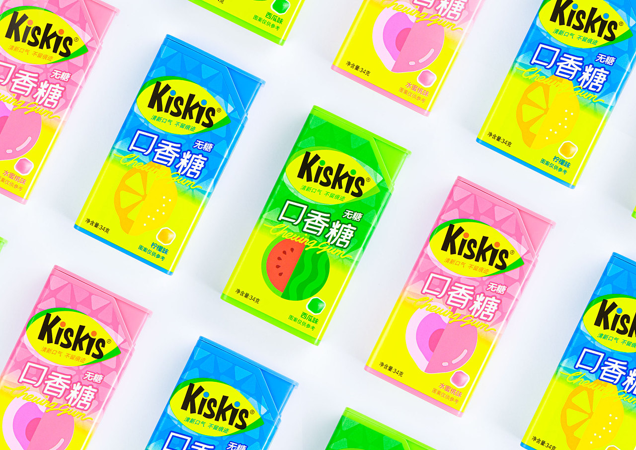 香港合子品牌设计作品 | kiskis - 口香糖2.