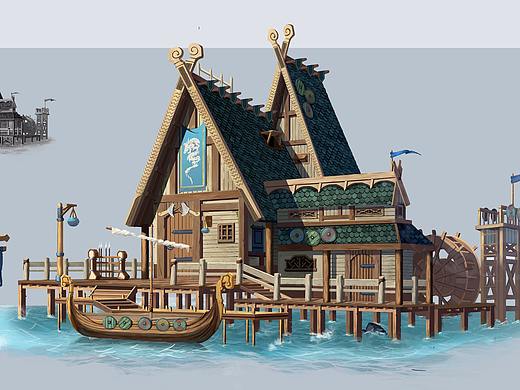 海上小屋（个人主页-ZMjQ2NzY2OTI=） - 游戏原画 - 站酷设计师LITAC原创素材 - 站酷ZCOOL
