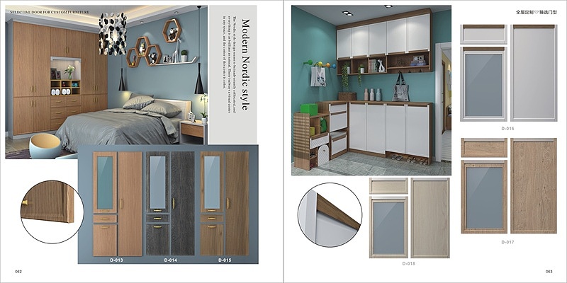 南京轻奢新中式家具图册设计印刷 板式衣柜画册制作