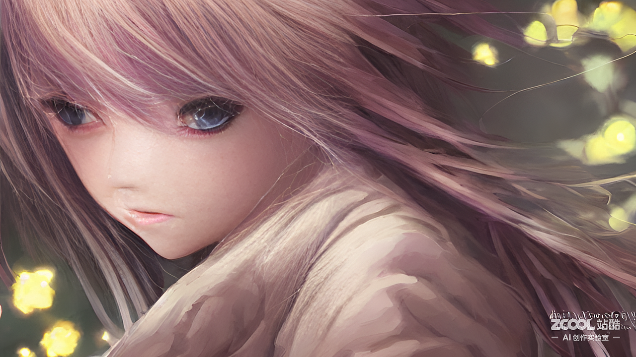 诡异的大眼女孩