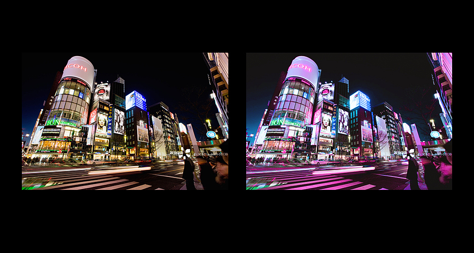 赛博朋克系调色