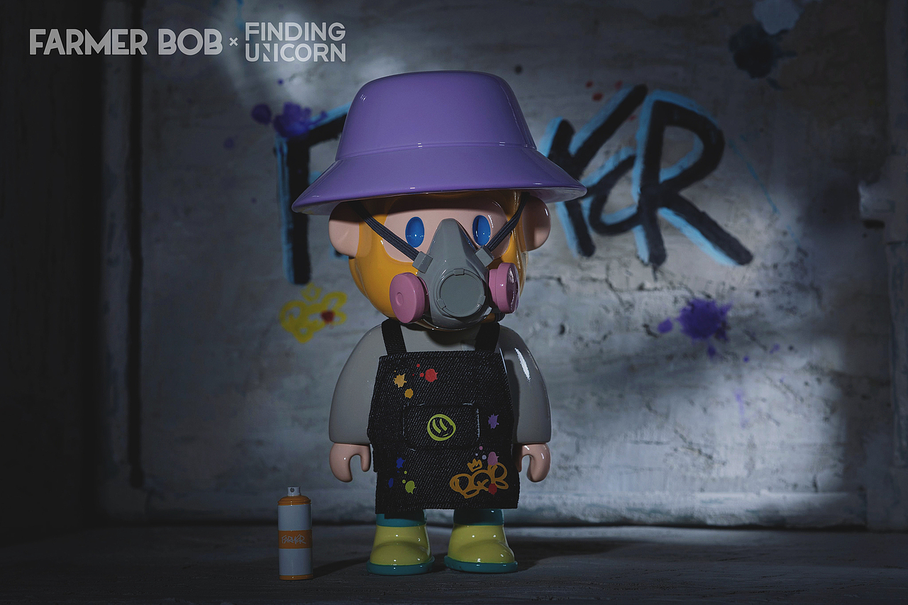 【潮玩摄影】FARMER BOB 涂鸦师（图ZMjcxMTQxMTU2） - 产品摄影 - 站酷设计师silvi丁原创素材 - 站酷ZCOOL