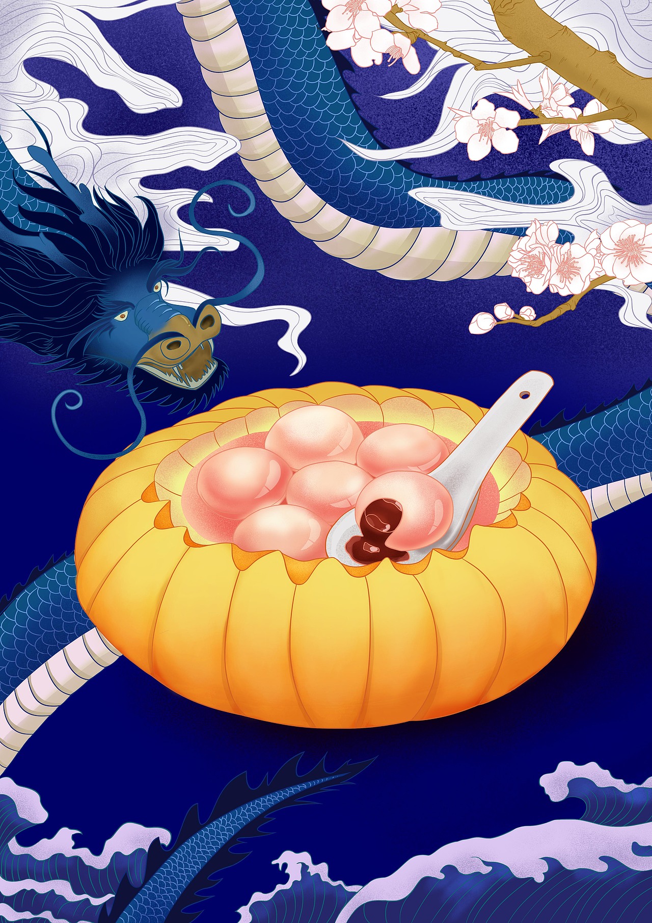 谁不想要一碗甜甜的汤圆呀（图ZMjkxNDc3OTgw） - 商业插画 - 站酷设计师Z11836042原创素材 - 站酷ZCOOL