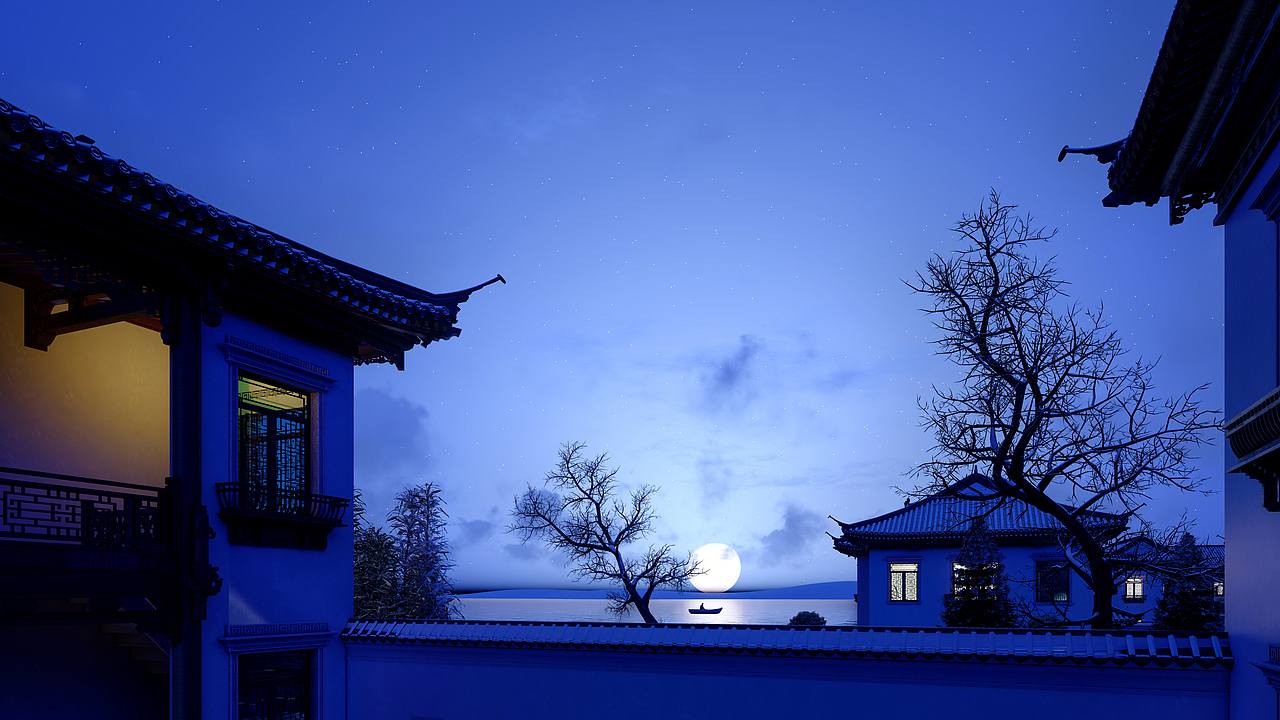 lumion10唯美中式庭院景观动画表现（图ZMjI4ODgxOTcy） - 建筑/空间 - 站酷设计师小鱼AI设计原创素材 - 站酷ZCOOL