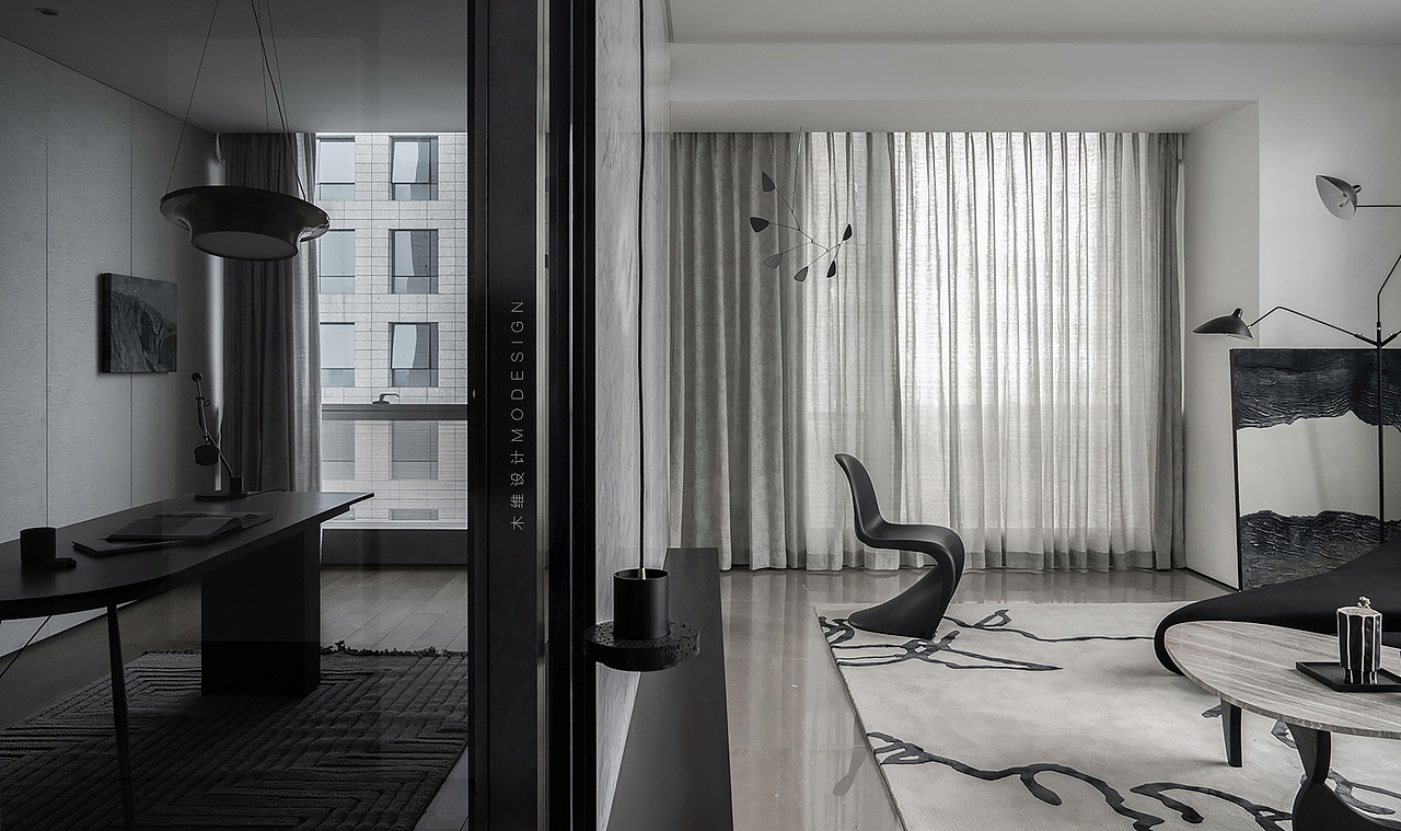 木维设计-重色系独居私宅（图ZMjc5MjUxMDU2） - 家装设计 - 站酷设计师木维设计原创素材 - 站酷ZCOOL