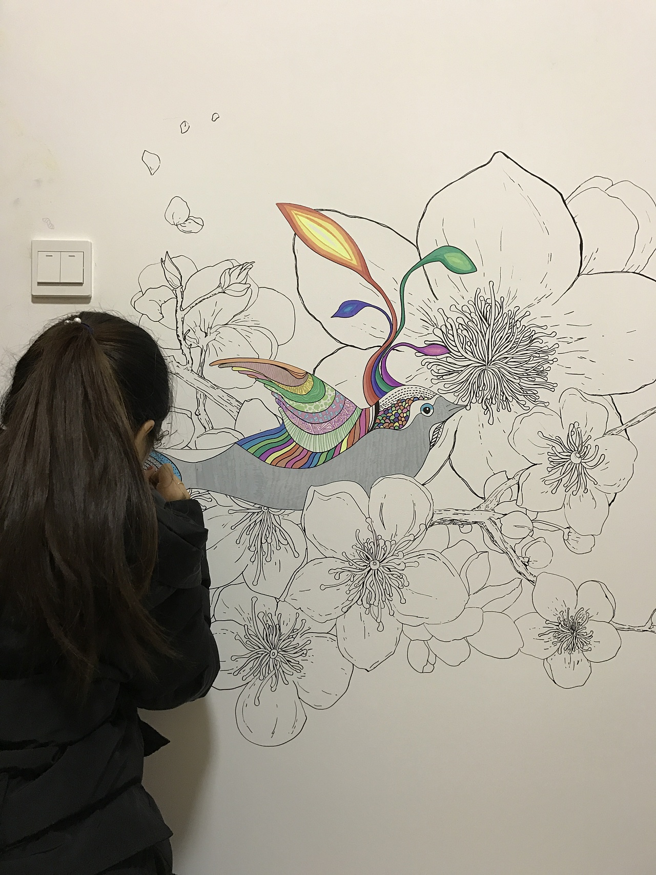 放假在家突然一时兴起,买个机制马克笔就干上了,过程很开心