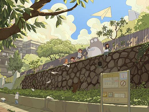 我家楼下 | 插画合集