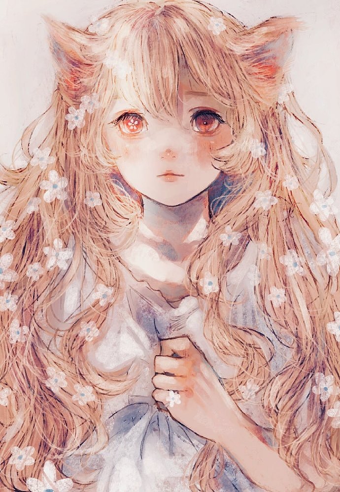 插画丨绘画丨鹿眼女孩插画