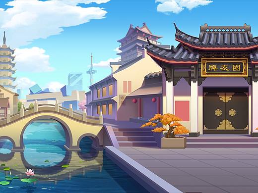 大厅背景